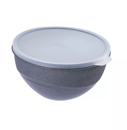 Миска 2л с крышкой Granite серый - Полимербыт фото 3