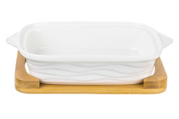 Блюдо для запекания Elan Gallery Айсберг волны 30×18×13 см 1.1 л с крышкой  фото 20