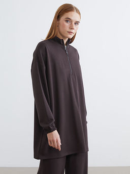 Soft Touch Oversize Kad?n Sweatshirt Tunik