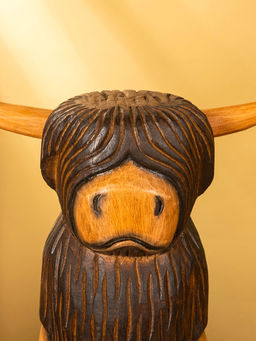 Сувенир «Бычок», 16×14×30 см, дерево