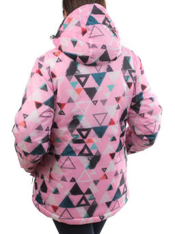 W1606-2 PINK Куртка горнолыжная женская ERUITOR (100 гр. холлофайбера)