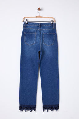 Mavi More Sustainable Dantel Detayl? Normal Bel Straight Jeans TWOSS25JE00007 - Trendyolmilla фото 3