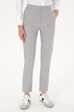 Kad_n A__k Gri Kanvas Pantolon - U.s. polo assn фото 2