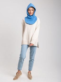 Капор трикотажный голубой - Yollochka фото 3