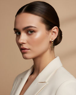 Серьги из стали