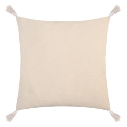 Наволочка декоративная Этель Бохо, 45х45 см, цвет молочный, 100% хлопок  фото 4