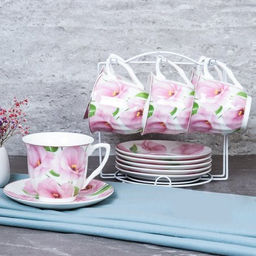 Чайный набор 12 предметов 250 мл MS / GF4-12MS /уп 8/ костяной фарфор - Галеонтрейд фото 2