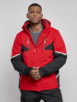 Горнолыжный костюм мужской зимний красного цвета 6319Kr - Leifensh фото 26