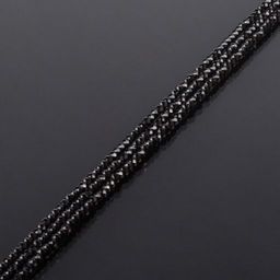 Бусины для украшений из Шпинели черной огранка