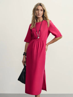 Платье миди из хлопка / Zarina  фото 2