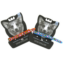 Ошейник универсальный Лето 1х35см, с бубенчиком, силикон, на картоне, цвета микс (Китай) - Pet toys фото 6