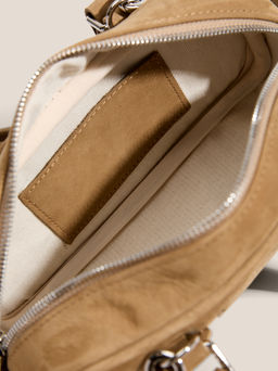 Женская сумка с ручками MAISON DAVID Артикул 4798732, зеленовато-бежевый - Tendance фото 4