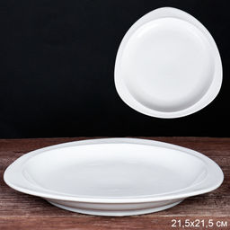 Блюдо фигурное 21,5х21,5 см / В-147 /уп 26/