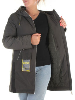 0828 KHAKI Куртка демисезонная женская RikA (150 гр.синтепона) - Fashion фото 9