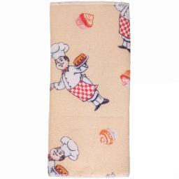 Цена за 2 шт. Коврик для сушки посуды 30*38см "Поваренок" бежевый