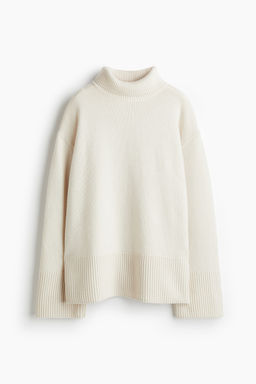 Jersey de cuello alto en mezcla de cachemira - H&m фото 2