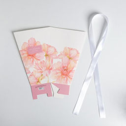 Переноска для цветов на лентах All flowers for you, 17 х 25 х 9 см - Дарите счастье фото 3