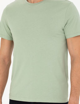Ye_il Slim Fit Basic Ti__rt