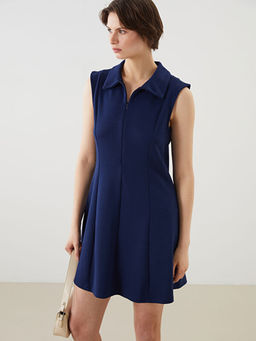 Polo Yaka Mini Elbise