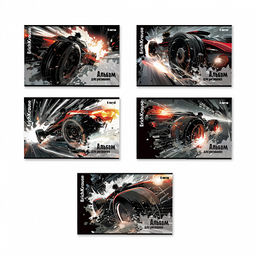 Цена за 5 шт. Альбом для рисования на скобе ErichKrause Big Wheels, А4, 8 листов_MIX-PACK