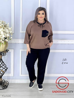 Женский спортивный костюм двойка - Bruno фото 4