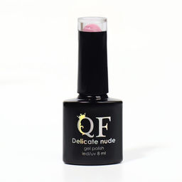 Гель лак для ногтей DELICATE NUDE, 3-х фазный, 8 мл, LED/UV, цвет розовый (007) - Queen fair фото 7