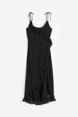 Vestido de gasa con volantes