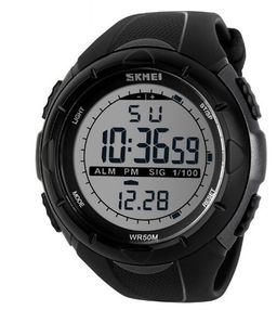 Часы наручные Skmei мужские электронные спортивные 1025black