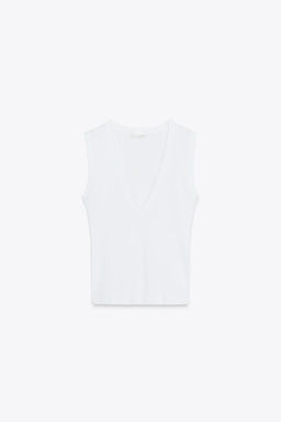 V-NECK TOP - Zara фото 9