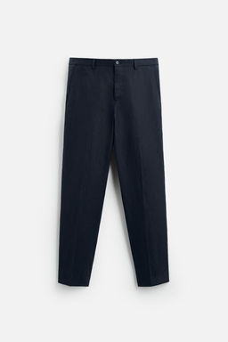 100% LINEN SUIT TROUSERS - Zara фото 22