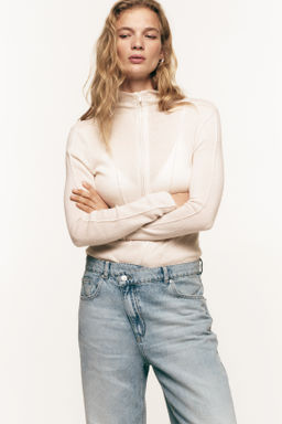 Straight Leg High Waist Jeans - H&m фото 5