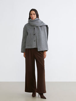 Atk?l? Kad?n Ka?e Ceket