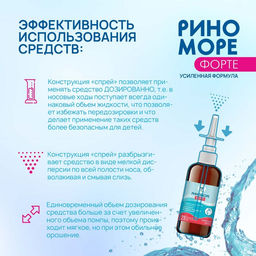 Спрей назальный РиноМоре Форте, 100 мл