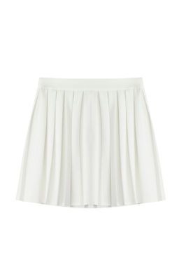 TRENDYOLMILLA Beyaz Pileli Mini Dokuma Etek TWOAW21ET0111 фото 8