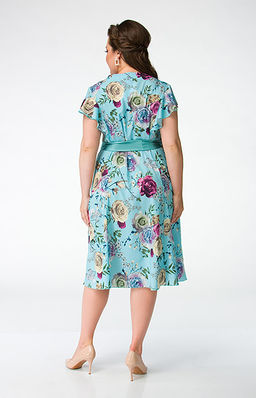 Эффектное платье свободного силуэта с рукавами-крылышками - Ckc collections фото 4