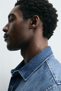 WASHED DENIM SHIRT - Zara фото 6