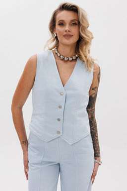 Жилет GO F4088/29-1413.164-170 голубой
