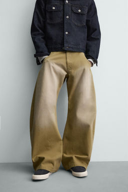 WASHED BALLOON FIT JEANS - Zara фото 5