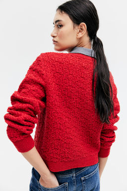 Cardigan en punto con textura - H&m фото 6