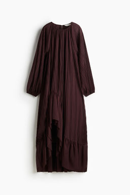 Maxivestido plisado