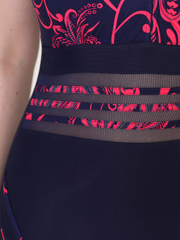 Купальник синий слитный - Almond фото 4