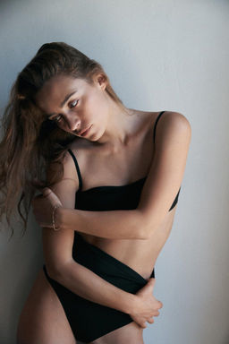 POLYAMIDE BANDEAU BRA WITH STRAPS - Zara фото 2