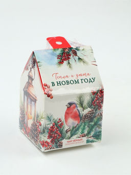 Чай новогодний чёрный Тепла и уюта в новом году, со вкусом: зимняя вишня, 50 г - Фабрика счастья фото 8