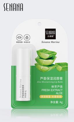 Бальзам для губ на основе алое  4г