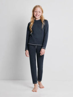 ACOOLA / Джемпер детский Niviyar_Thermowear темно-синий термобелье  фото 9