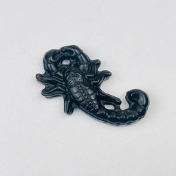 Фигурка Скорпион из серебристого Обсидиана - Радуга самоцветов фото 4