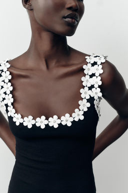 FLORAL HARDWARE STRETCH DRESS - Zara фото 11