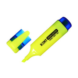 Цена за 4 шт. Маркер-текстовыделитель Calligrata, скошенный наконечник, узел 5 мм, жёлтый