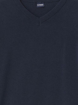 V Yaka Basic Uzun Kollu Erkek ?ocuk Triko Kazak