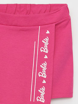 Beli Lastikli Barbie Bask?l? K?z ?ocuk ?ort Etek - Waikiki фото 3